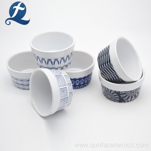 White Glazed Ceramic Wholesale Ramekin